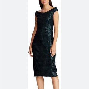 Ralph Lauren Sequin Midi Dress